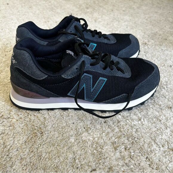 New Balance Charcoal and Black 515 Shoes - Picture 1 of 10